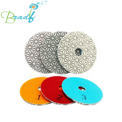 4 INCH 3step diamond polishing pad  1# 2# 3#